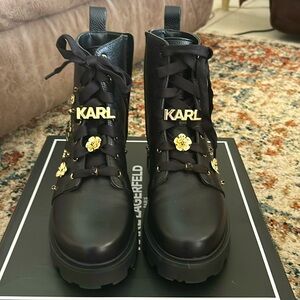 Brand new Karl Lagerfeld Paris Boots, size 8.5.
